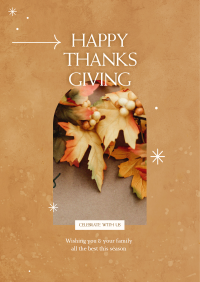 Thanksgiving Celebration Flyer Design