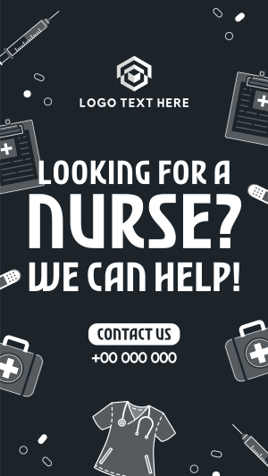 Nurse Job Vacancy Instagram Reel Image Preview