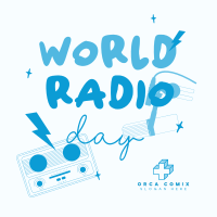 World Radio Day Instagram Post Design