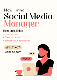 Need Social Media Manager Flyer Design
