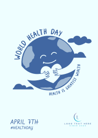 Health Day Earth Poster Design