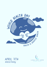 Health Day Earth Poster Image Preview