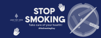 Smoking Habit Prevention Facebook Cover Design