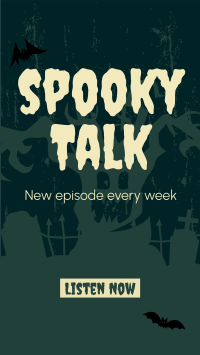 Spooky Talk Instagram Story Design