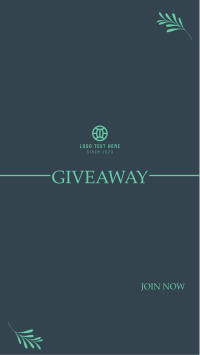 Giveaway Announcement Instagram Story Design
