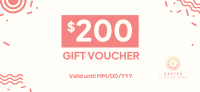 Voucher Confetti Gift Certificate Image Preview