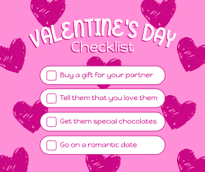 Valentine's Checklist Facebook post Image Preview