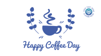 Happy Coffee Day Badge Facebook event cover Image Preview