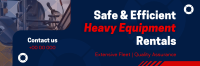 Corporate Heavy Equipment Rentals Twitter Header Image Preview