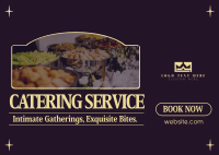 Fancy Catering Postcard Design