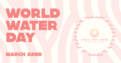 World Water Day Waves Facebook ad Image Preview