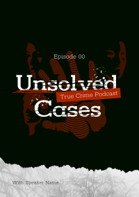 Unsolved Crime Podcast Poster Image Preview