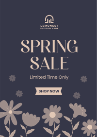 Celebrate Spring Sale Flyer Design