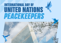 International Day of United Nations Peacekeepers Postcard Image Preview