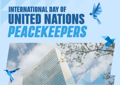 International Day of United Nations Peacekeepers Postcard Image Preview