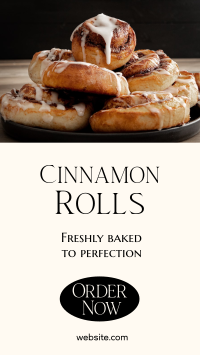 Cinnamon Rolls Elegant Facebook story Image Preview