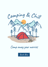 Camping and Chill Flyer Image Preview