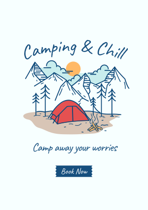Camping and Chill Flyer Image Preview
