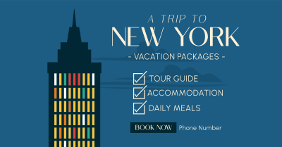 NY Travel Package Facebook ad Image Preview