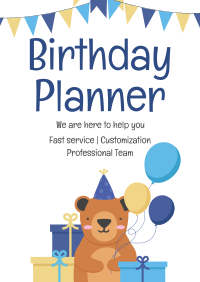 Birthday Planner Poster Image Preview