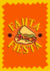 Fajita Fiesta Flyer Image Preview