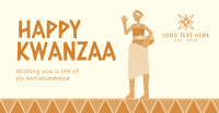 Kwanzaa Girl Facebook Ad Design