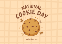 Cute Cookie Day Postcard Image Preview