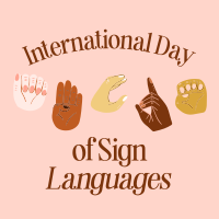 International Sign Day Instagram Post Design