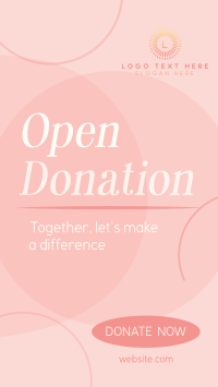 Together, Let's Donate Instagram story Image Preview