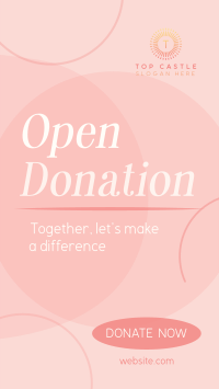 Together, Let's Donate Instagram story Image Preview