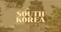 Travel to Korea Facebook Ad Design