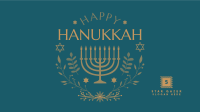 Happy Hanukkah Facebook Event Cover Image Preview