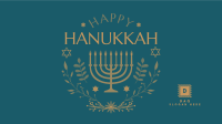 Happy Hanukkah Facebook event cover Image Preview