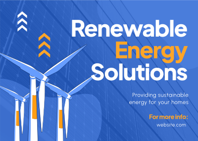 Renewable Energy Solutions Postcard Image Preview