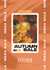Picture Autumn Sale Poster Design