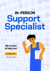 Tech Support Specialist Poster Design