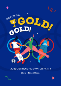 Olympics Watch Party Poster Image Preview