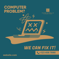 Computer Problem Repair Instagram post Image Preview