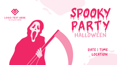Spooky Party Facebook event cover Image Preview