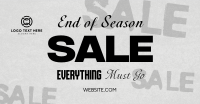 Simple Grunge Season Sale Facebook Ad Preview