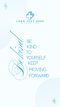 Be Kind To Yourself Facebook Story Design