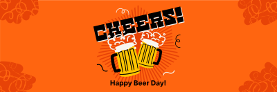 Cheery Beer Day Twitter header (cover) Image Preview