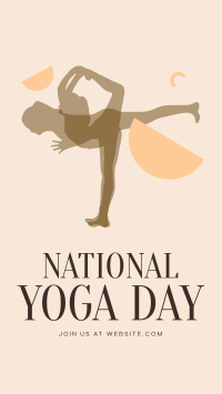 National Yoga Day YouTube Short Image Preview