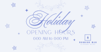 Elegant Holiday Opening Facebook ad Image Preview