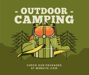 Outdoor Campsite Facebook post Image Preview