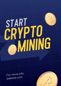 Crypto Mining Secrets Poster Design