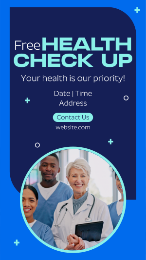 Free Health Checkup Facebook story Image Preview