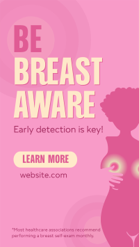 Breast Cancer Awareness Instagram Reel Image Preview