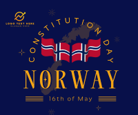 Norway National Day Facebook Post Design