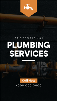 Plumbing Services Facebook Story Image Preview